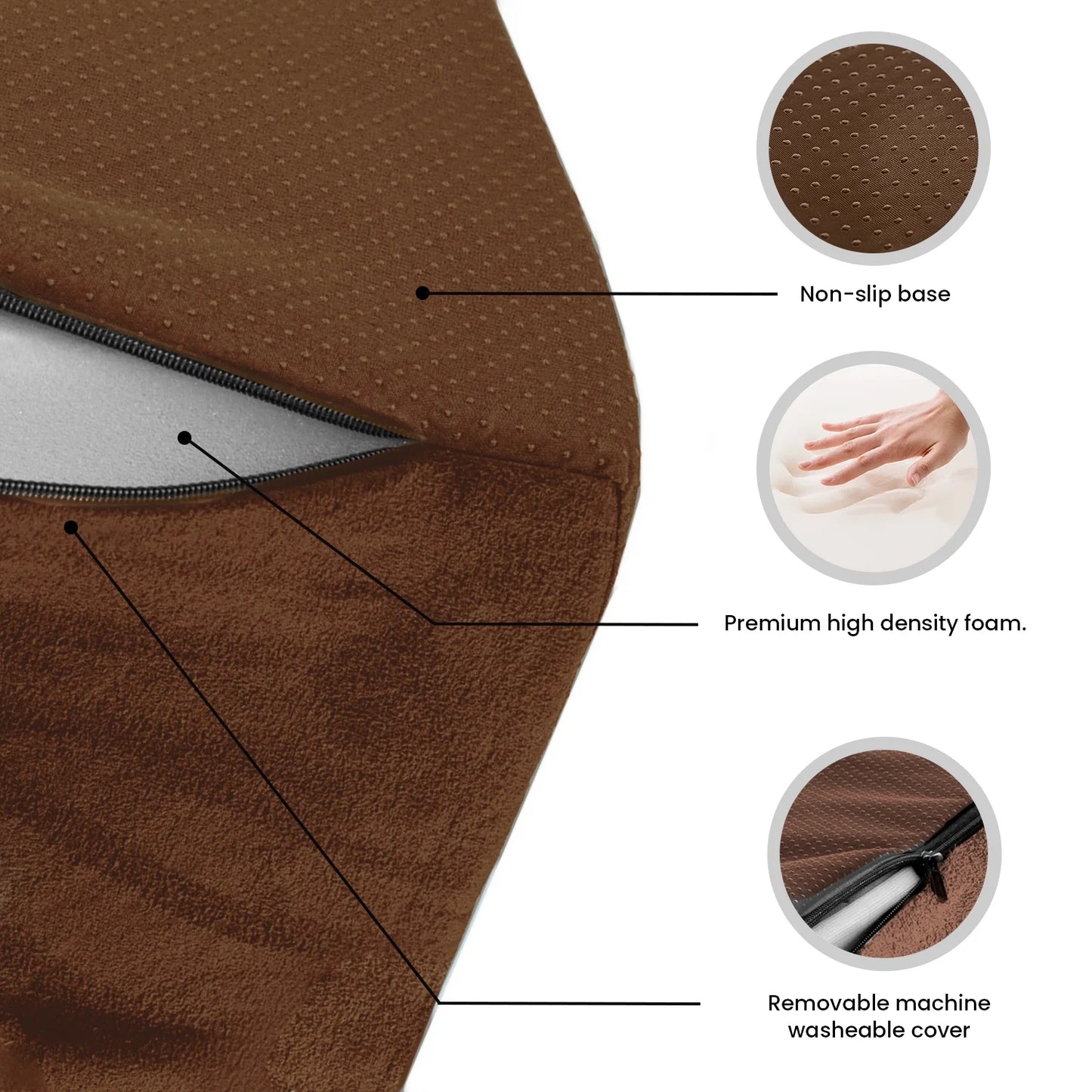 Deluxe High-Density Foam 4-Step Pet Stairs for Dogs and Cats - Durable, Lightweight, and Portable Staircase for Easy Mobility Assistance