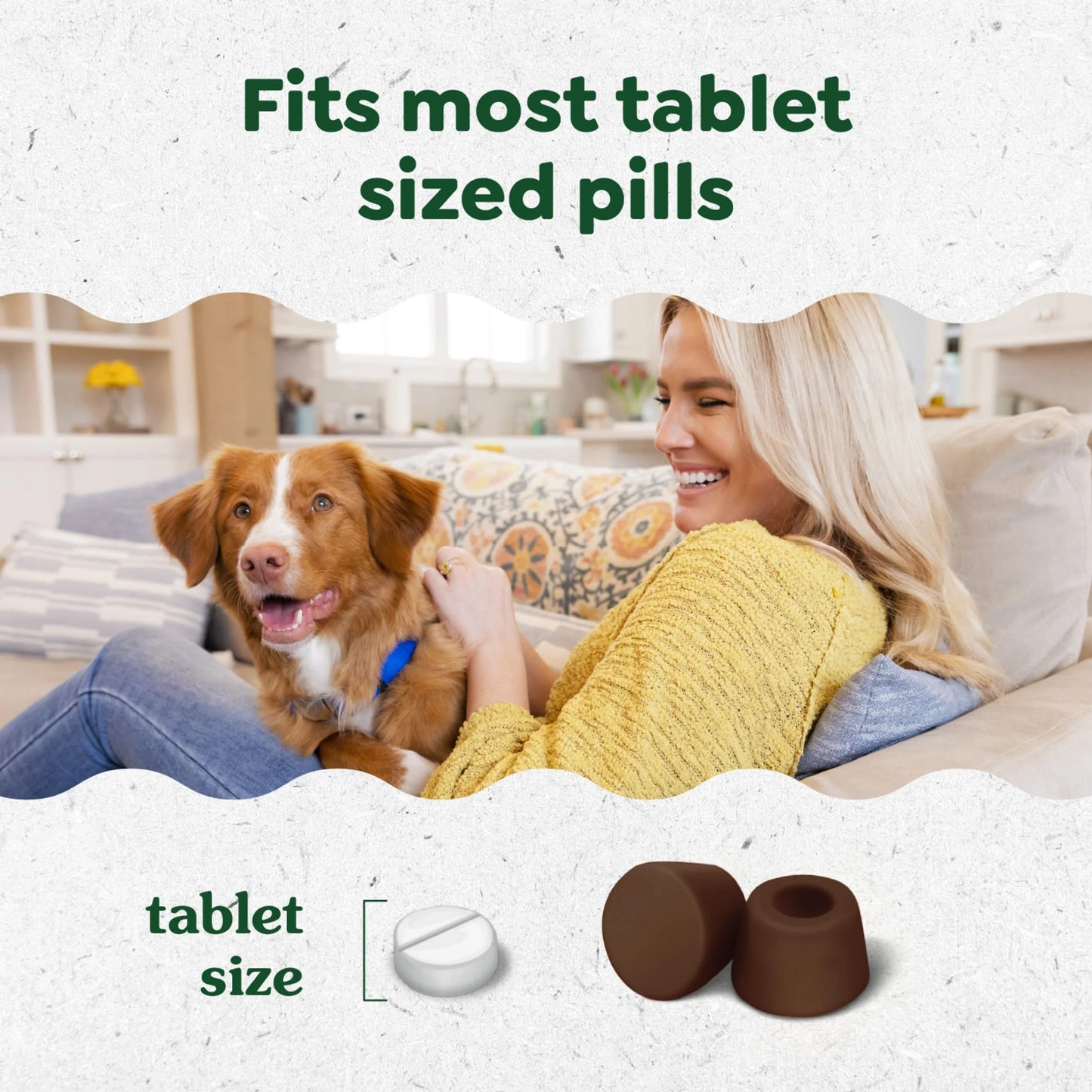 Pill Pockets for Dogs Hickory Smoke Large, Capsule Size Soft Dog Treats, 7.9 Oz (30 Pk)