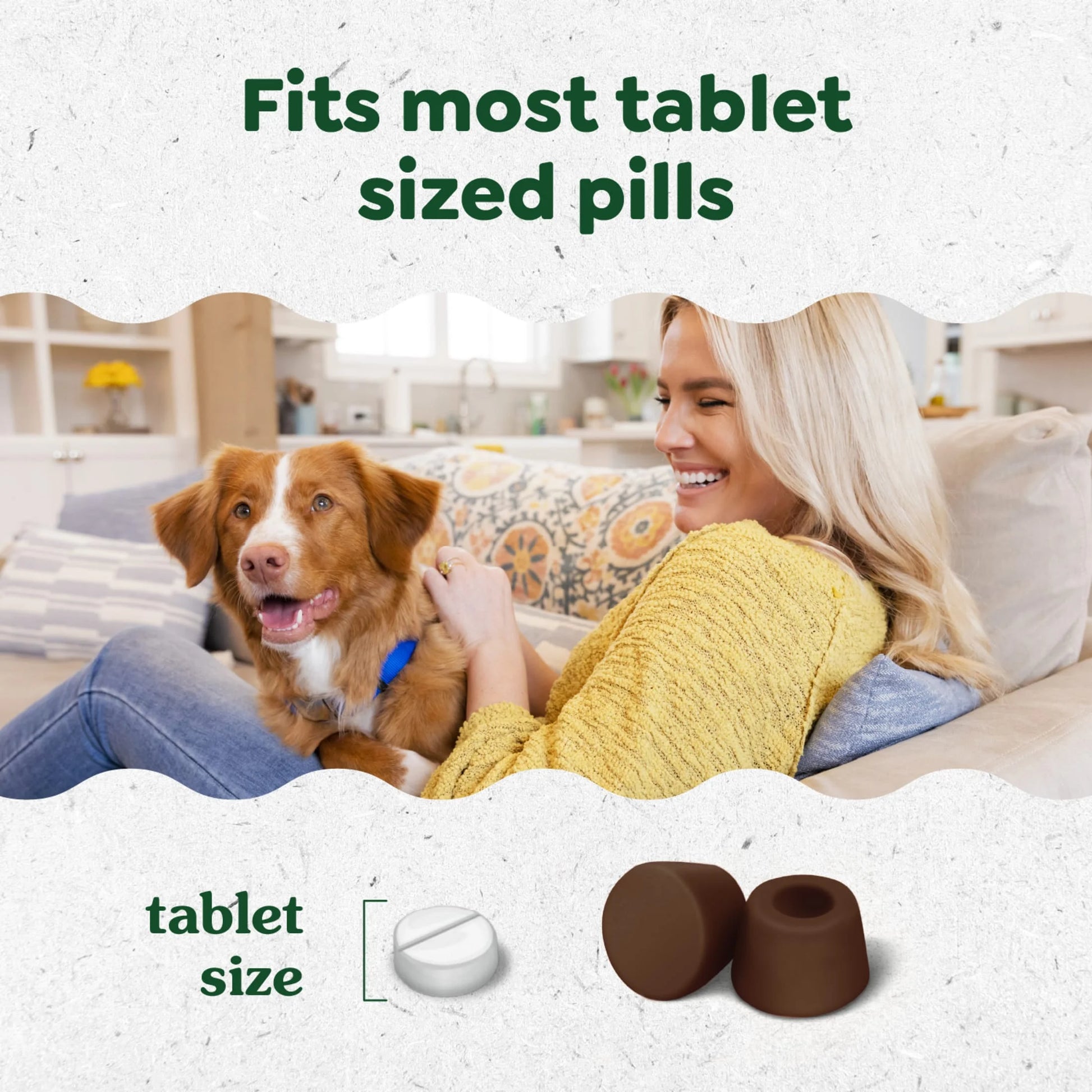 Pill Pockets for Dogs Hickory Smoke Large, Capsule Size Soft Dog Treats, 7.9 Oz (30 Pk)