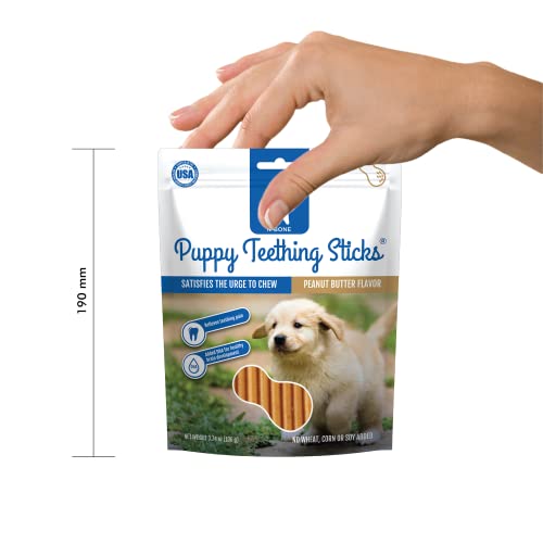 N-Bone Puppy Teething Sticks Pumpkin Flavor, 3.74-oz Bag