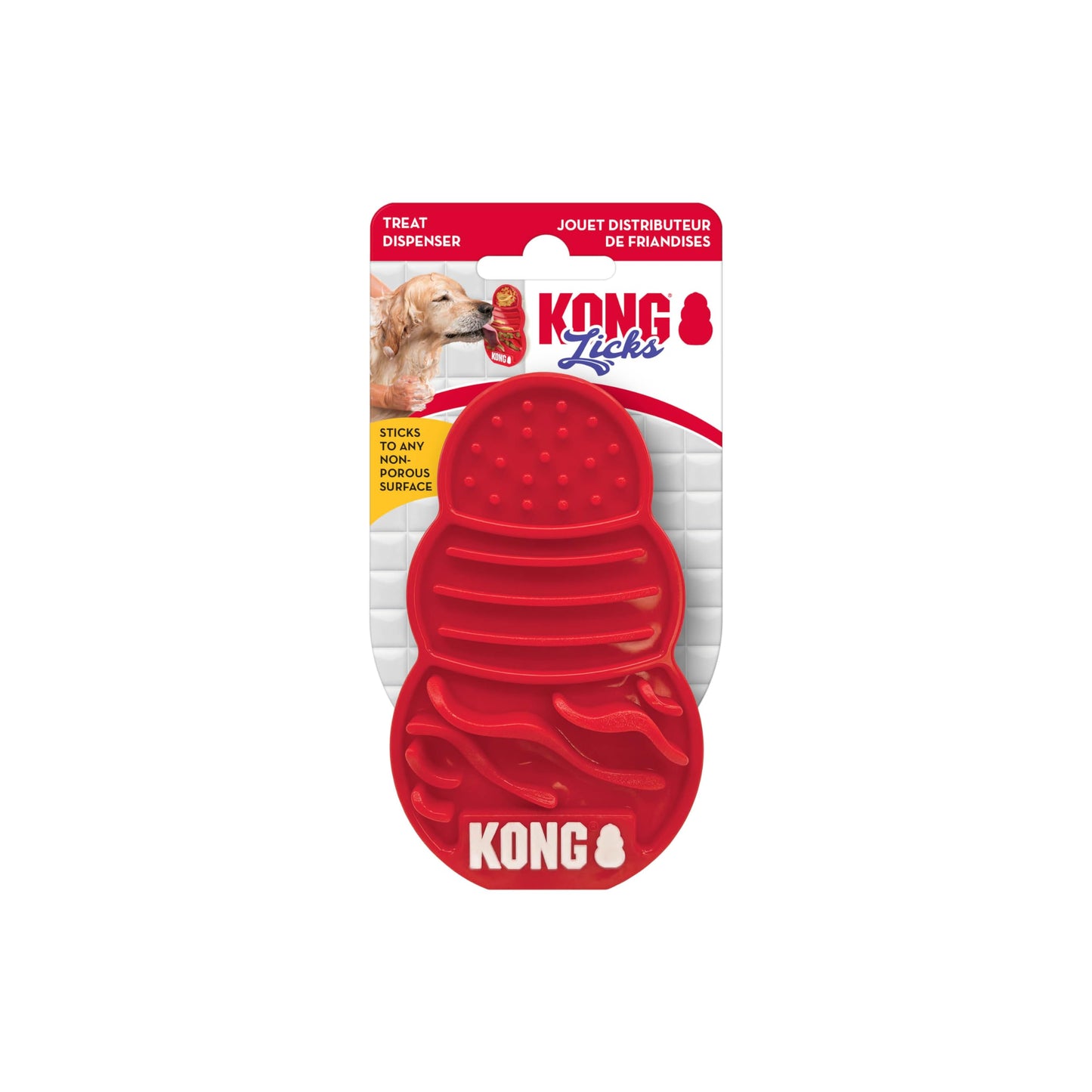 KONG Licks Mat Treat Dispenser with Ridges and Grooves