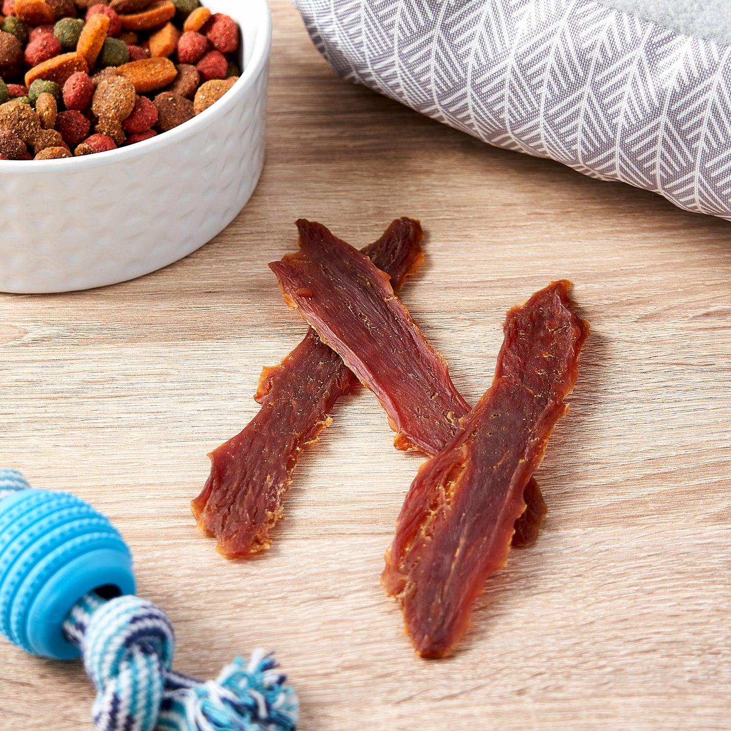 (2 Pack)  Duck Jerky Premium Dog Treats，32 Oz