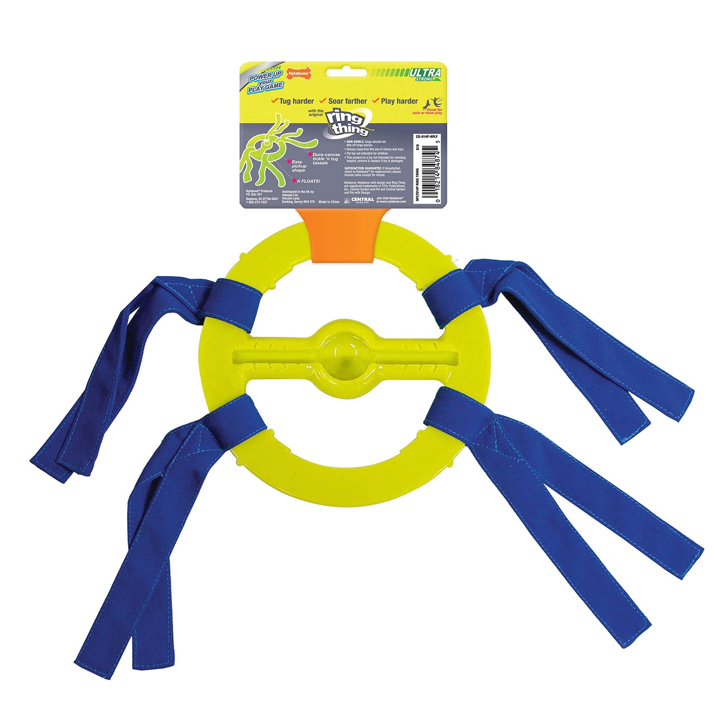 Nylabone Power Play Crazy Ball Interactive Play Toy, Fetch Ball Toy for Dogs, Large (1 Count)