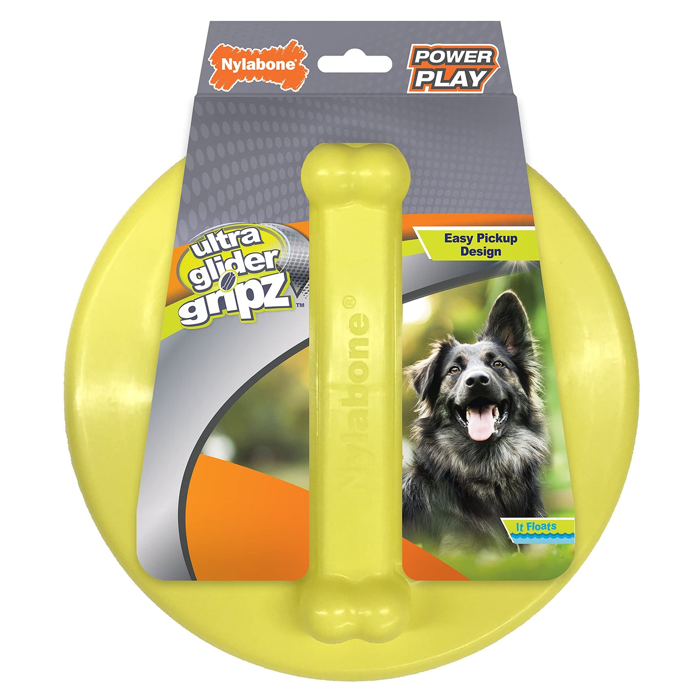 Nylabone Power Play Crazy Ball Interactive Play Toy, Fetch Ball Toy for Dogs, Large (1 Count)