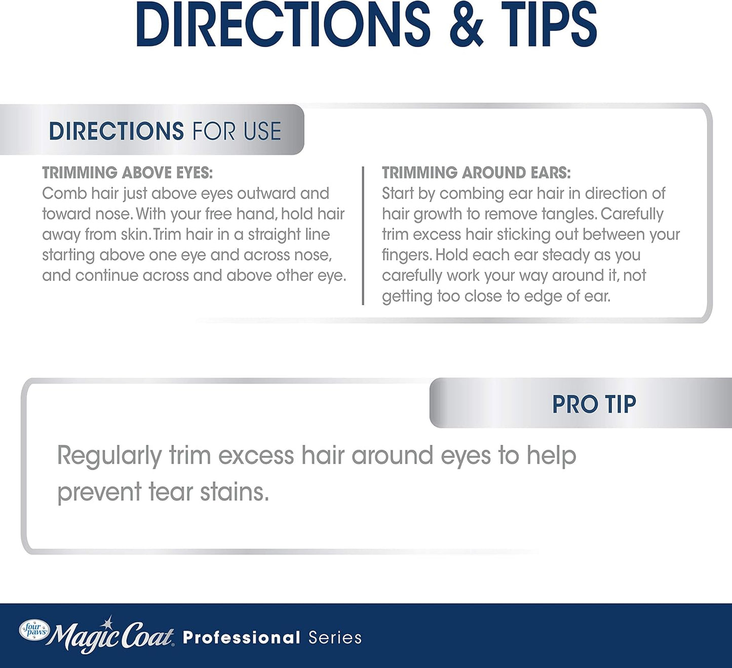 Four Paws Magic Coat Professional Series Grooming Brushes for Dogs & Cats l Trimmers, Nail Clippers, & Brushes Dog & Cat