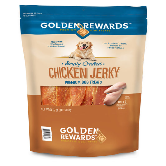 Chicken Jerky Premium Dog Treats, 64 Oz