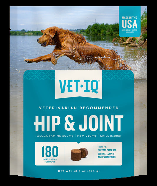 Hip & Joint Supplement for Dogs, Chicken Flavored Soft Chews, 22.2 Oz, 180 Count